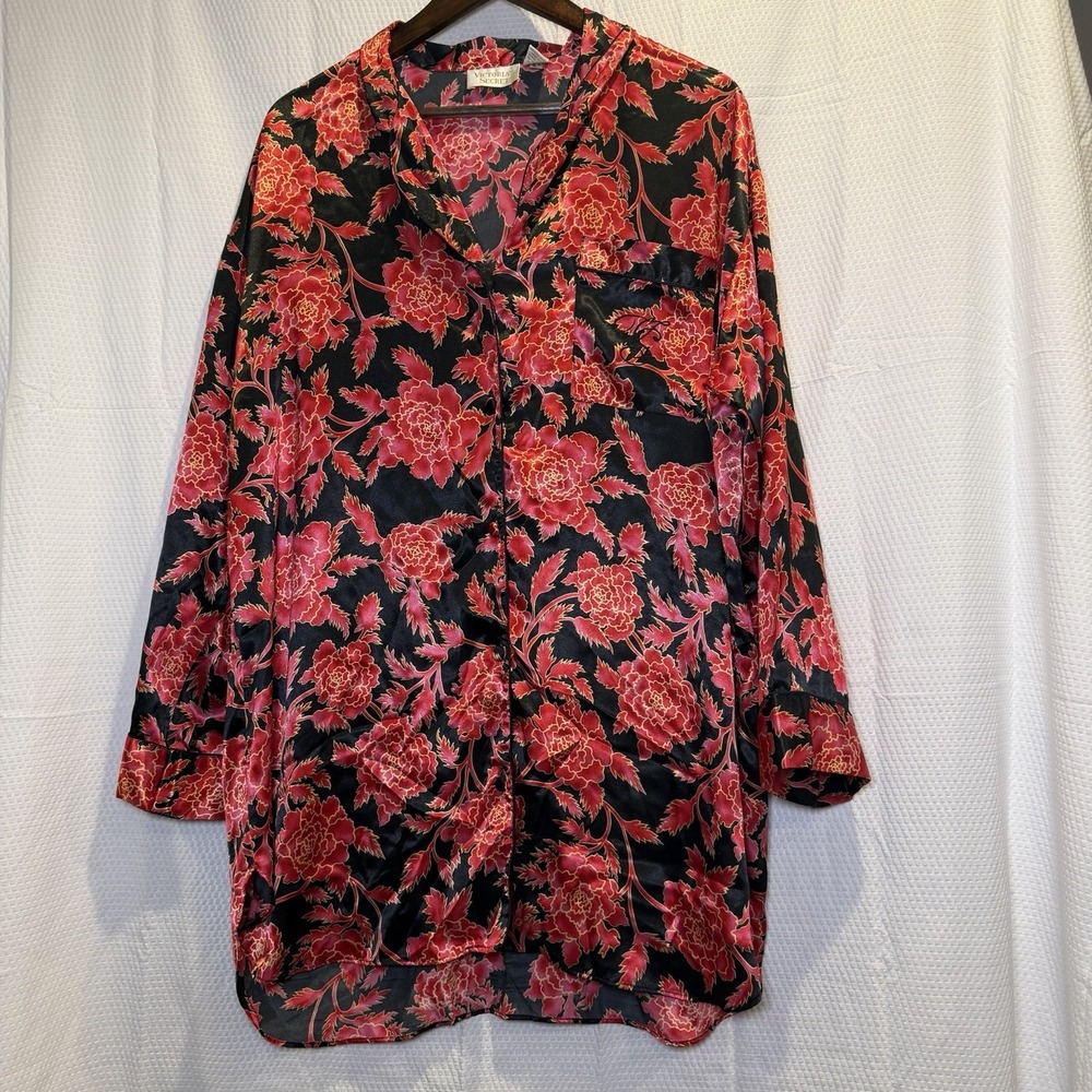 Vintage Victoria's Secret Gold Label Nightshirt M Loungewear 90s Pajamas Gown